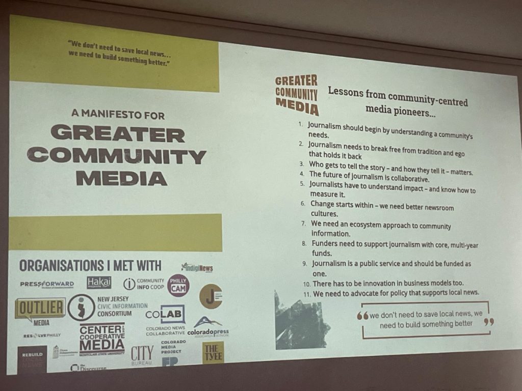 Az új média lehetséges alapelvei — részlet a Greater Covanhill közösségi újság alapító főszerkesztőjének bemutatójából. Íratkozzatok fel az Átlátszó Erdély mEmber Hírlevelére.