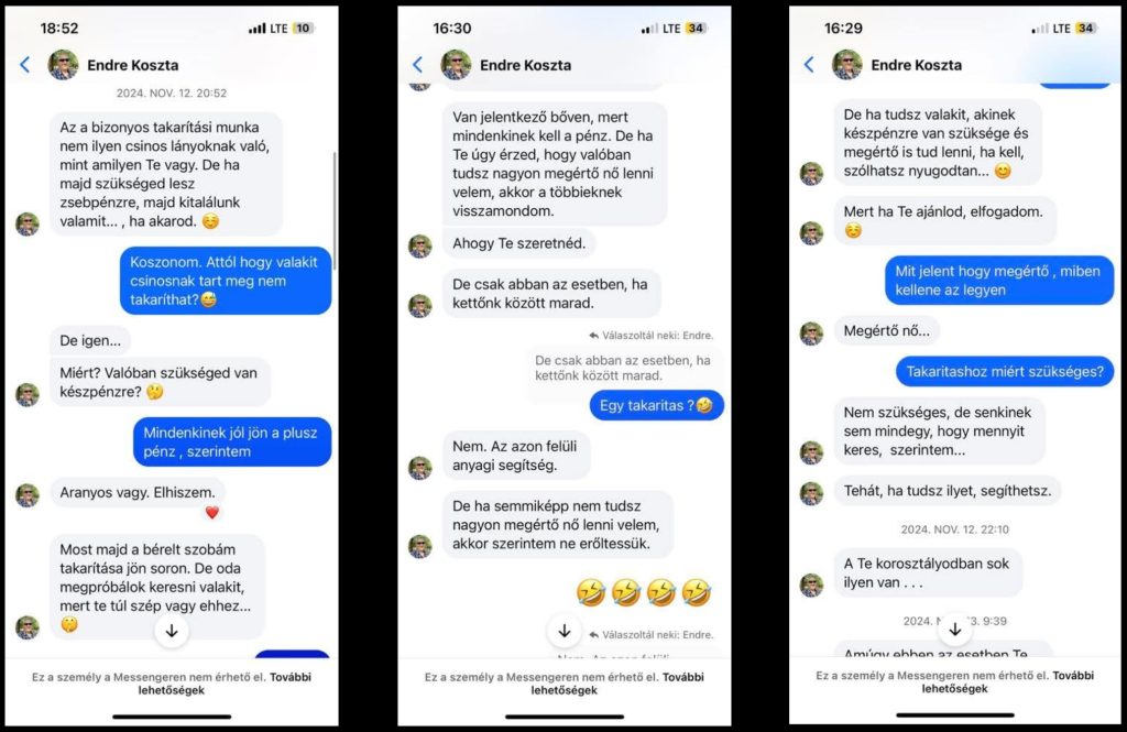 Koszta „megértő nőt” keres