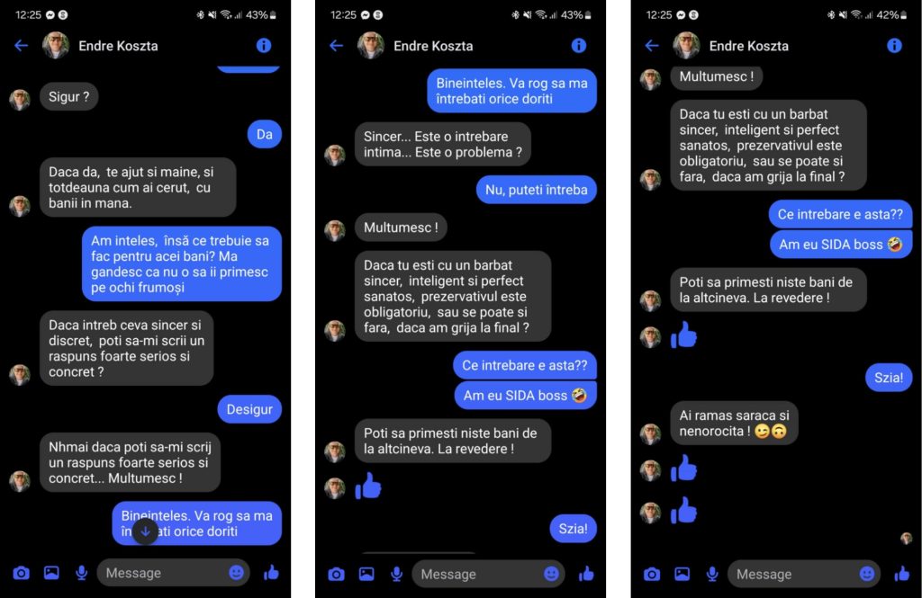 Koszta szexuális ajánlatot tesz egy munkakereső nőnek