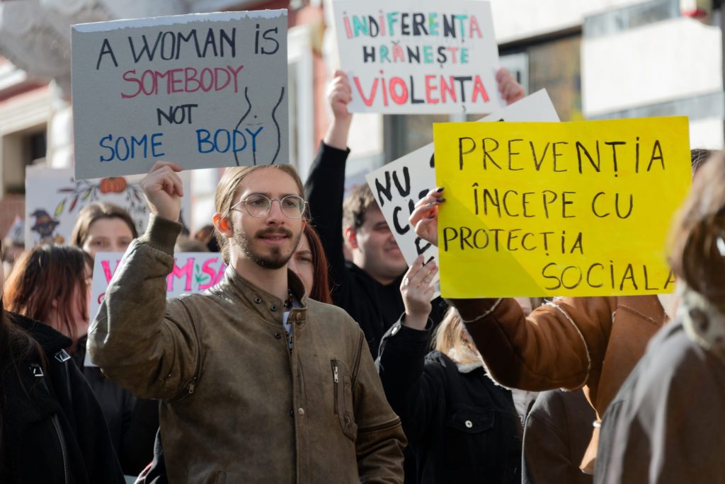 Tüntetés a nők biztonságáért Kolozsváron 