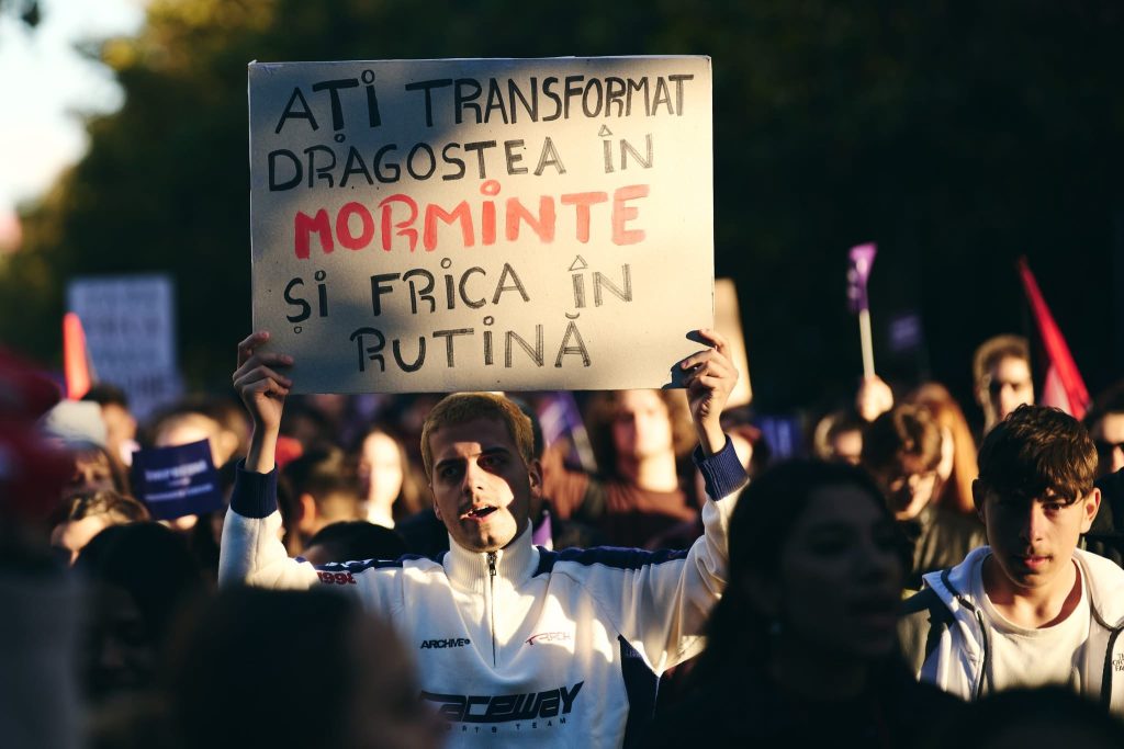 Tüntetés a nők biztonságáért, Bukarest