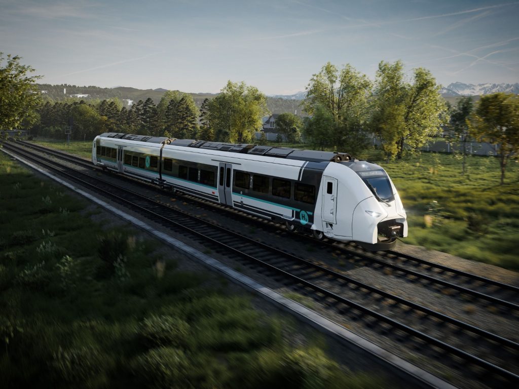 A PNRR-ből kigurult hidrogénvonat
